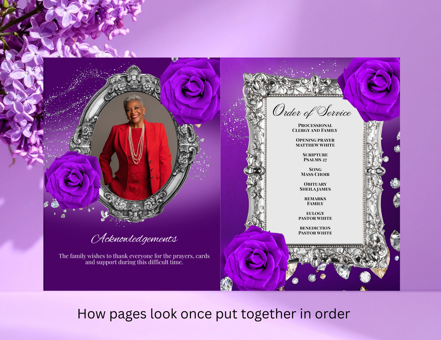 Purple funeral