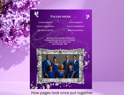Purple funeral